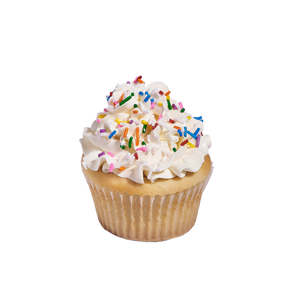 Birthday Vanilla Cupcakes – how the gift is presented