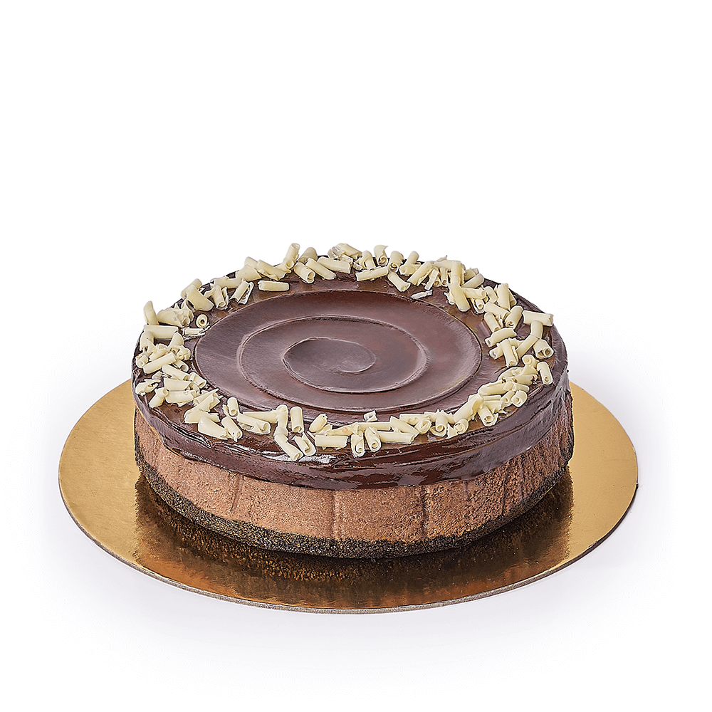 Chocolate Cookie Crumble Cheesecake – how the gift is presented