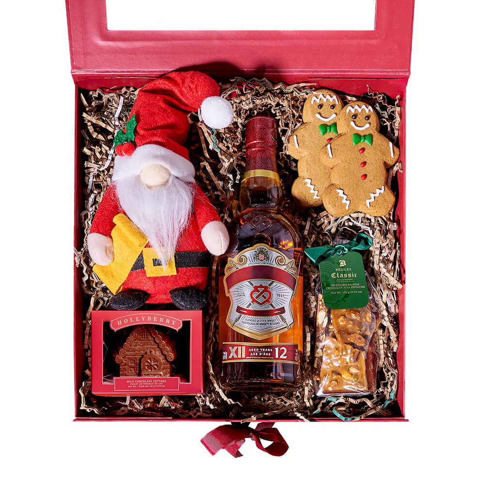 Christmas with Santa Liquor Gift Box, Vancouver – how the gift is presented