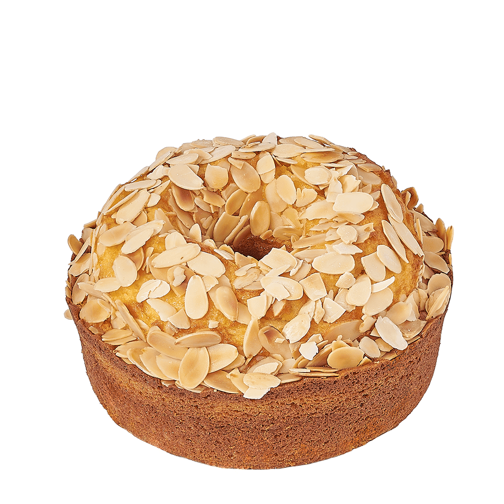 Lemon Almond Blooms Cake – how the gift is presented