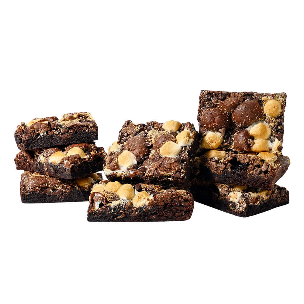 Graham Cracker S'mores Brownies – how the gift is presented
