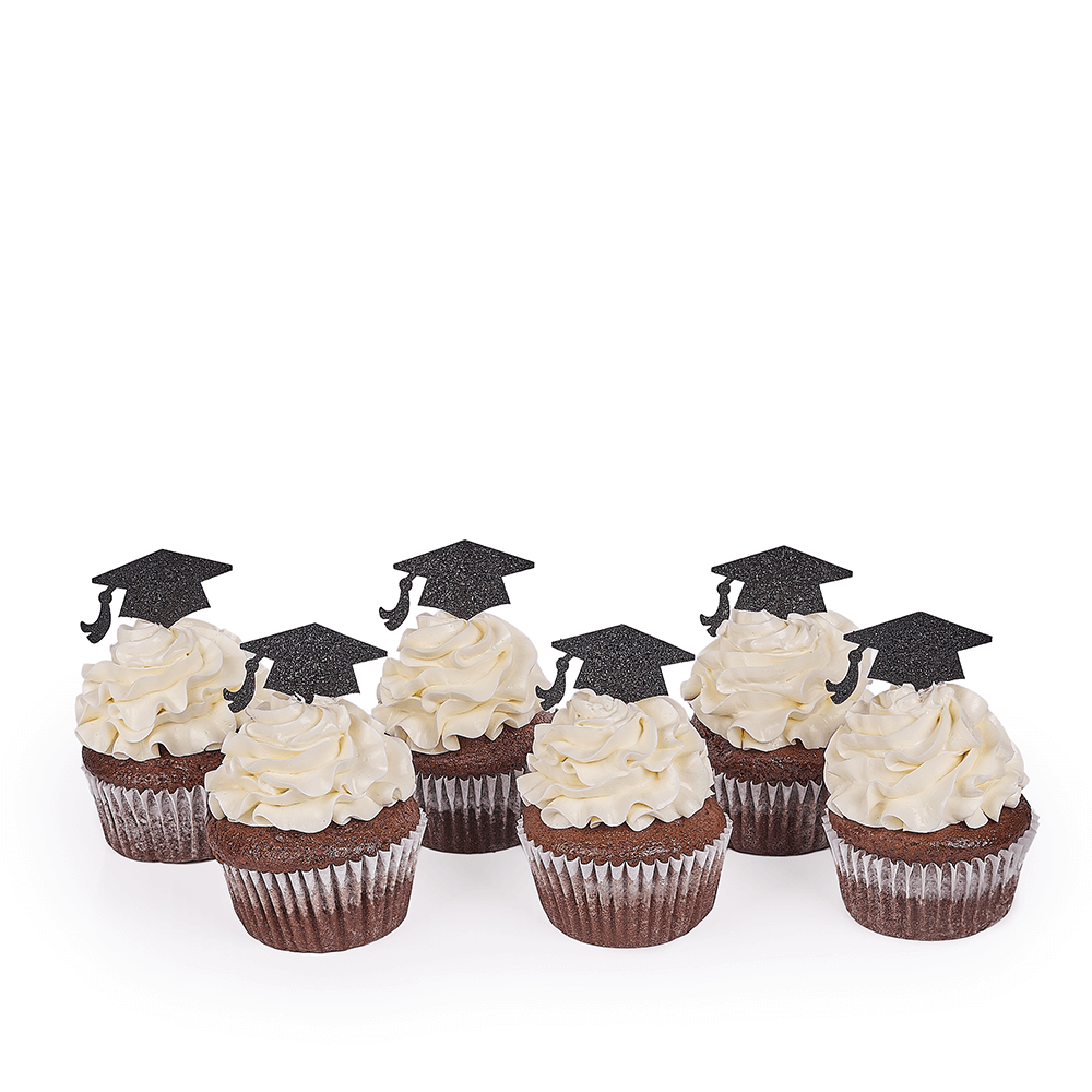 Graduation Chocolate Cupcakes – how the gift is presented