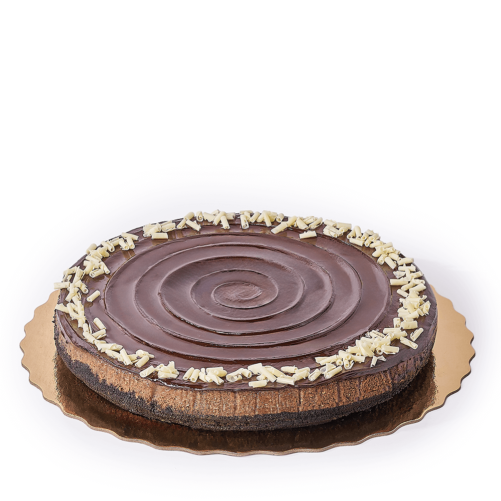 Rich Chocolate Hazelnut Spread Cheesecake – how the gift is presented