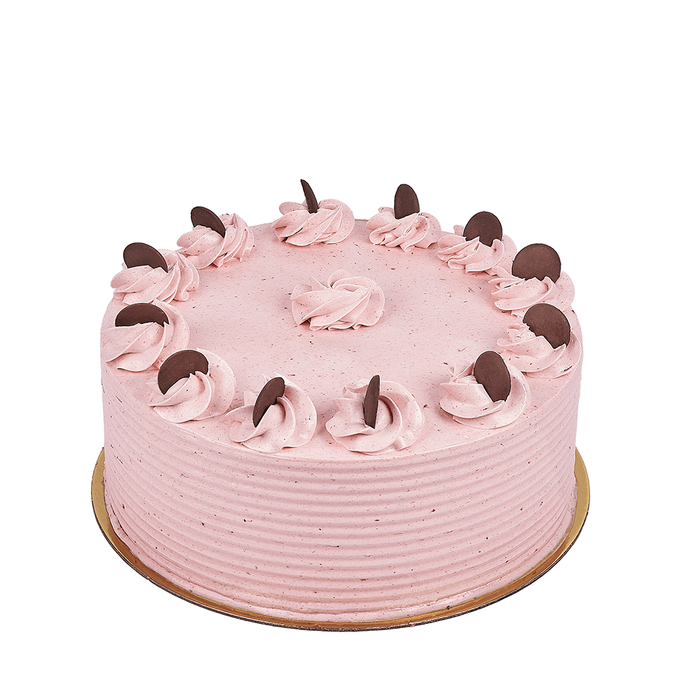 Chocolate Cake with Strawberry – how the gift is presented