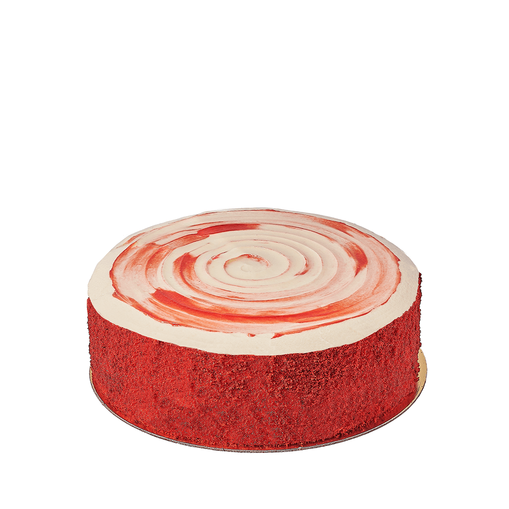 Classic Large Red Velvet Cheesecake – how the gift is presented