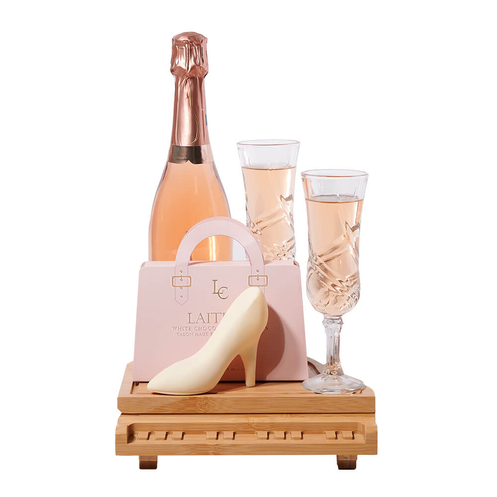 Sparkling Wine Mother's Day Set – how the gift is presented