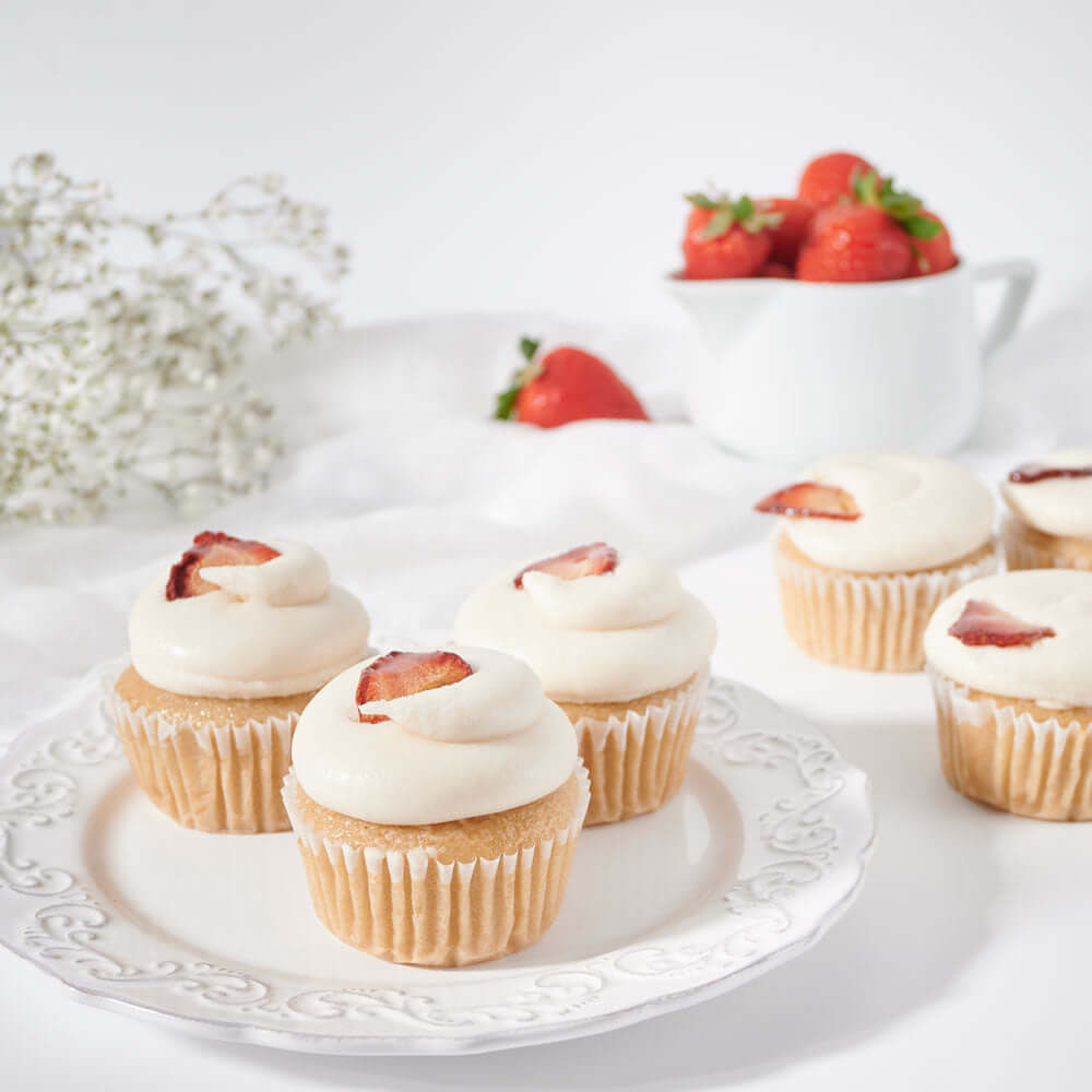 Classic Vanilla Cupcake Set of 4 – how the gift is presented