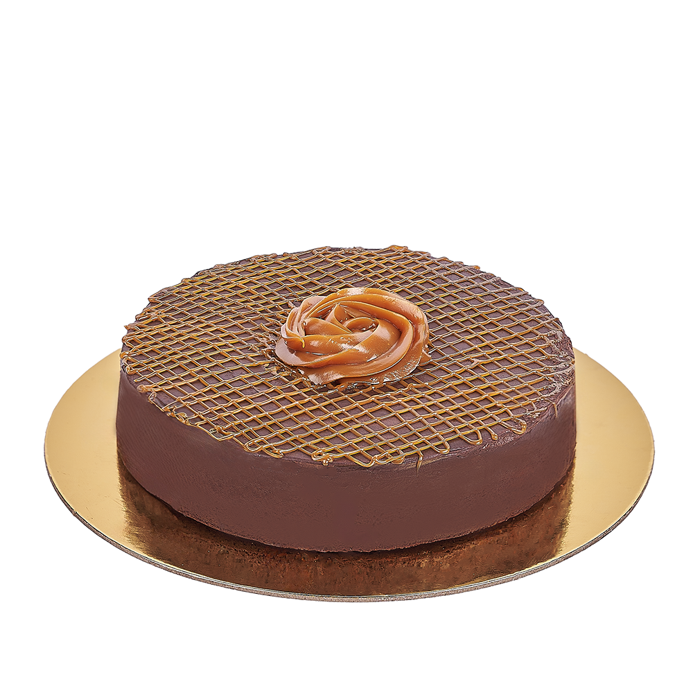 Blooms Flourless Chocolate Cake – how the gift is presented