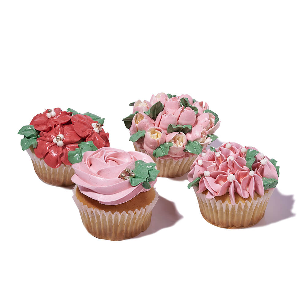 Vanilla Buttercream Cupcake Cake – how the gift is presented