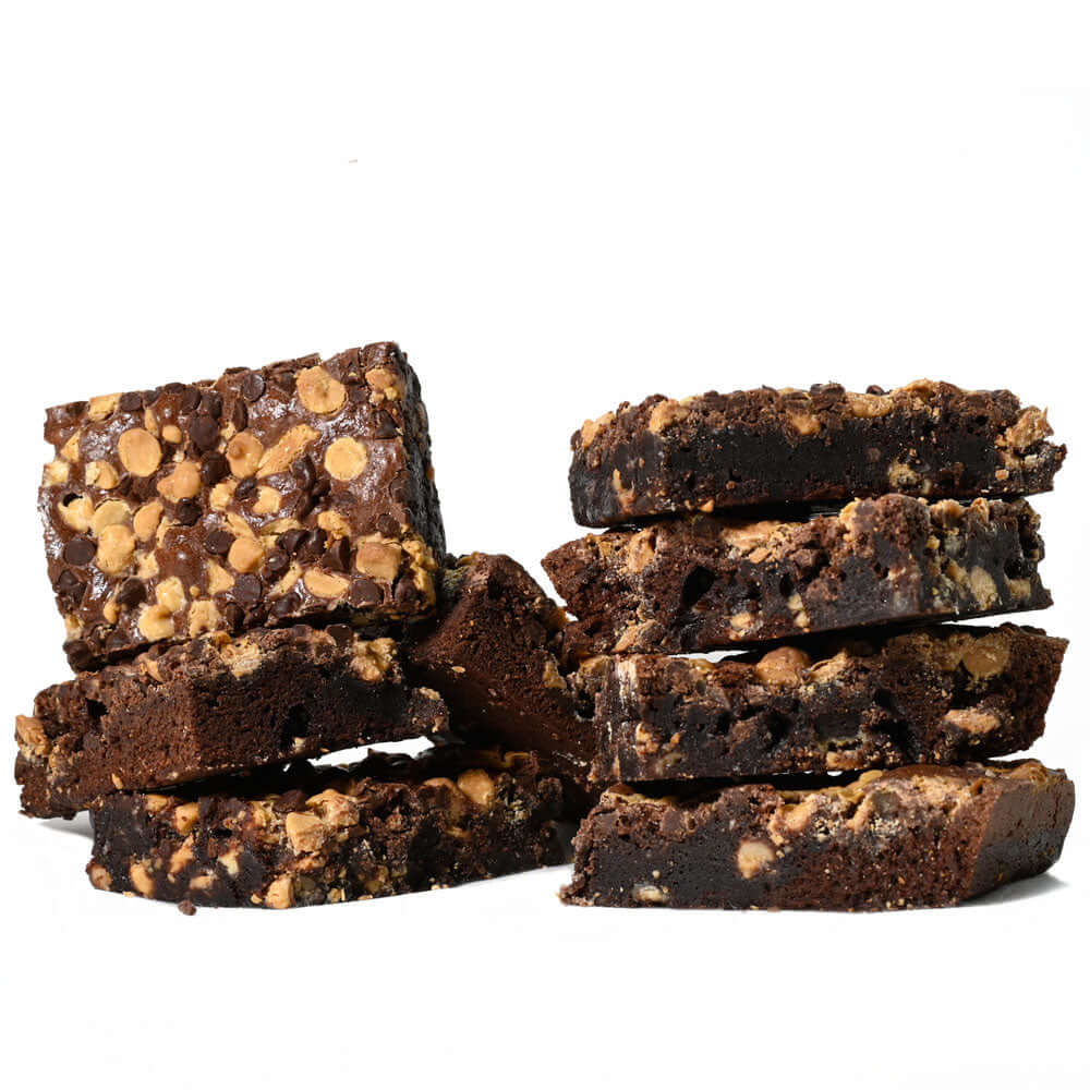 Assorted Chocolate Brownie Cake – how the gift is presented