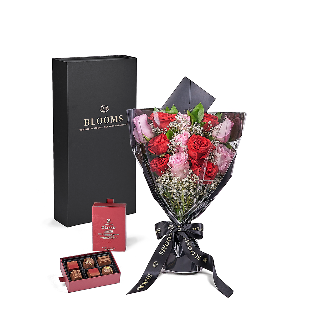 Valentine's Day Roses in Designer Box – how the gift is presented