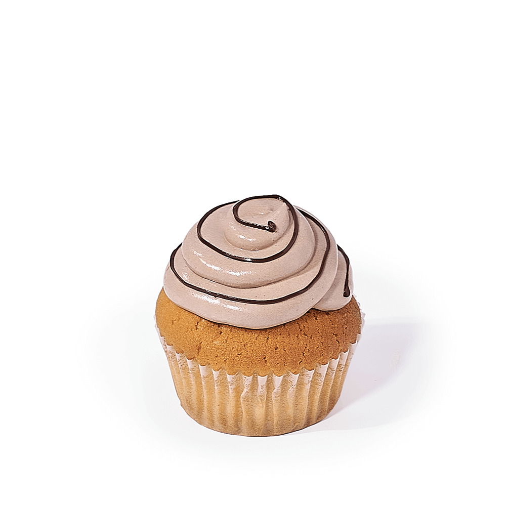 Vanilla Cupcakes with Hazelnut Buttercream – how the gift is presented