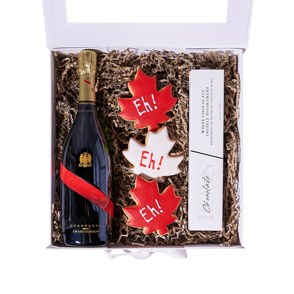 Sparkling Wine Gift Box – how the gift is presented
