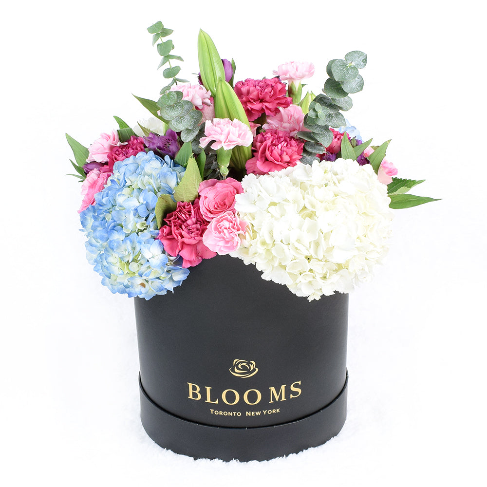 Signature Floral Hat Box – how the gift is presented