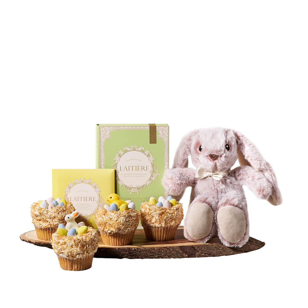 Easter Cupcakes and Chocolate – how the gift is presented