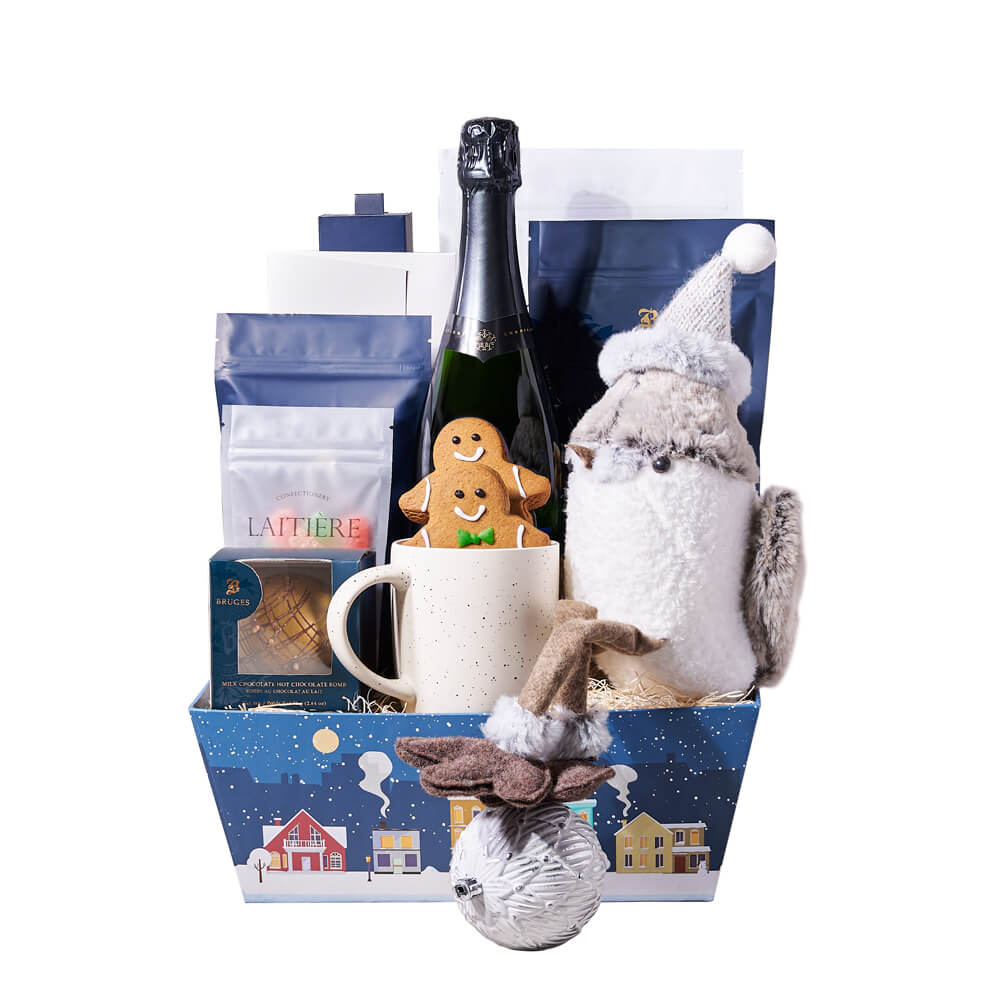 Sparkling Wine Christmas Celebration – how the gift is presented