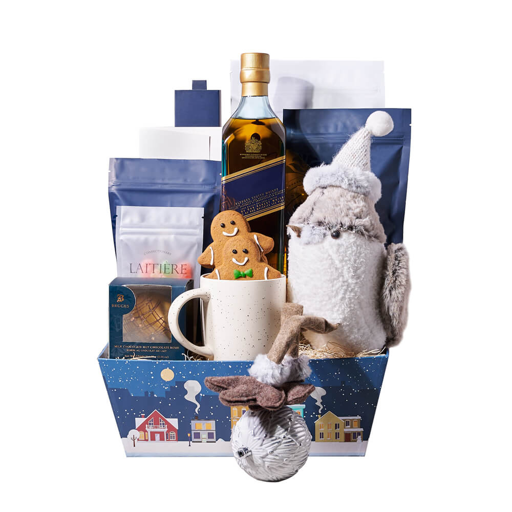 Festive Sparrow & Liquor Christmas Gift, Vancouver – how the gift is presented