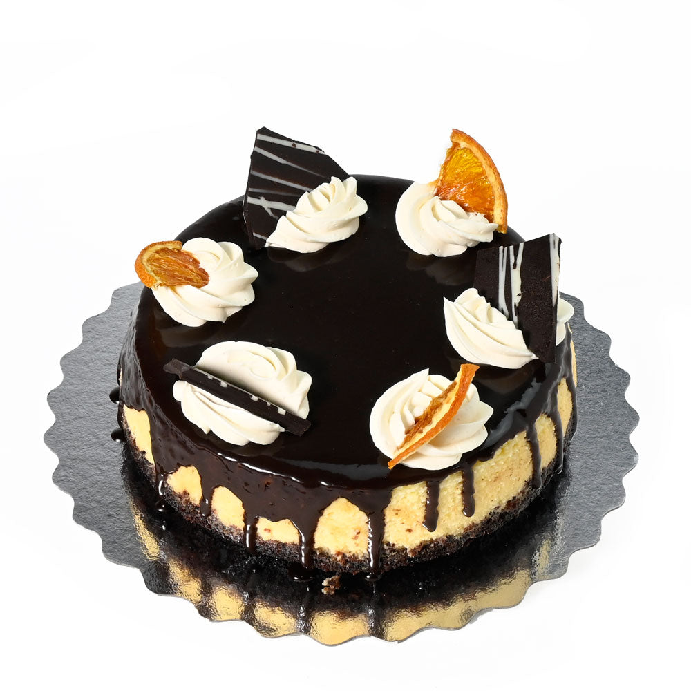 Chocolate Crust Cheesecake – how the gift is presented