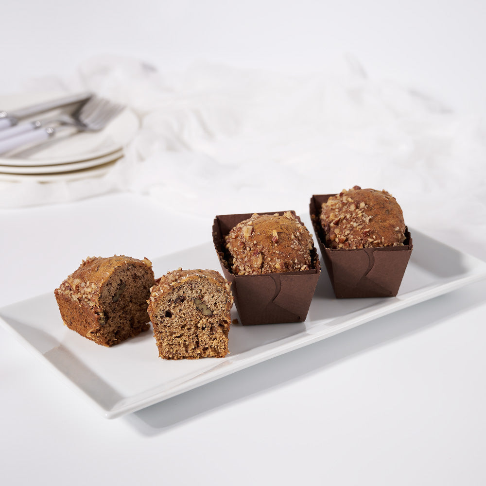 Banana Mini Loaves with Pecans – how the gift is presented