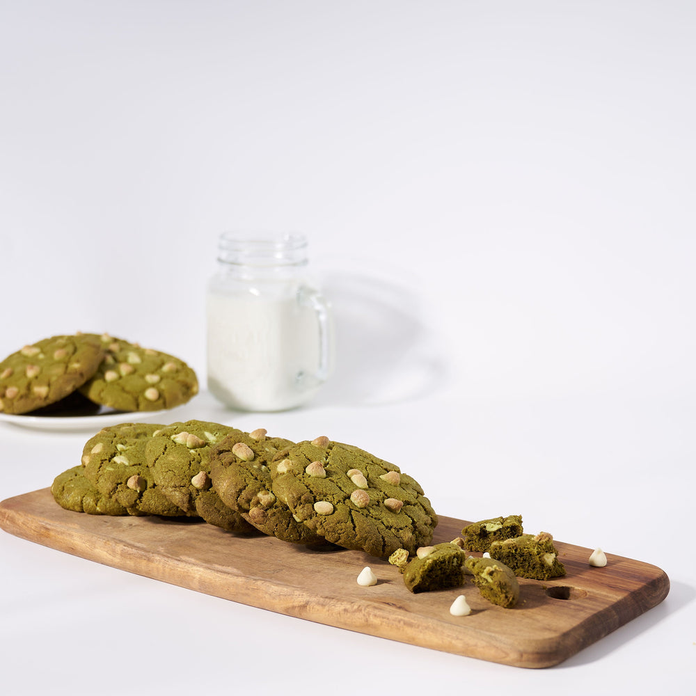 Matcha White Chocolate Chip Cookies – how the gift is presented