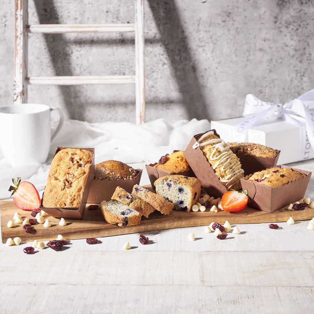 Breakfast Mini Loaves with Nuts – how the gift is presented
