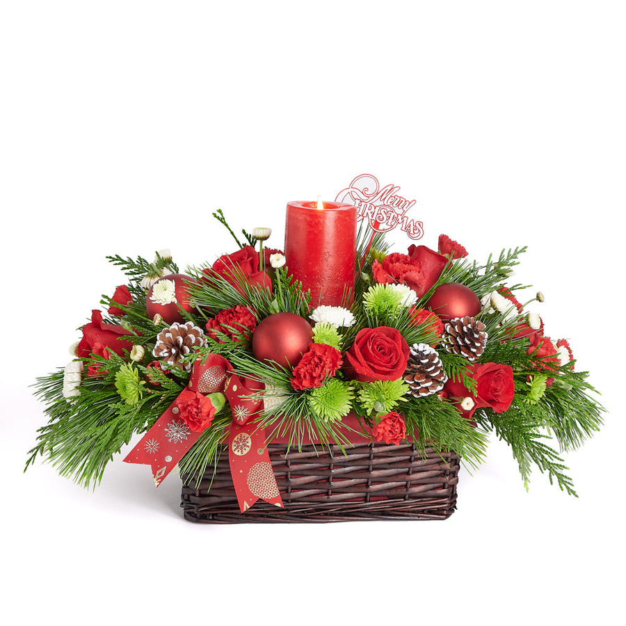 holiday, centrepiece, Floral Arrangement, christmas, floral gift delivery, delivery floral gift, christmas delivery canada, canada christmas delivery, vancouver