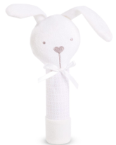 Birbaby Bunny Rattler, plush gift, plush, baby gift,  baby,  baby toy gift, baby toy. Blooms Vancouver- Blooms Vancouver Delivery