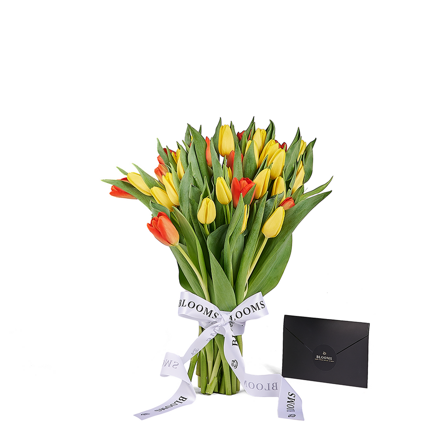 Country Garden Tulip Bouquet, tulip gift, tulips, seasonal flower gift, seasonal flowers, flower gift, flowers, Vancouver delivery