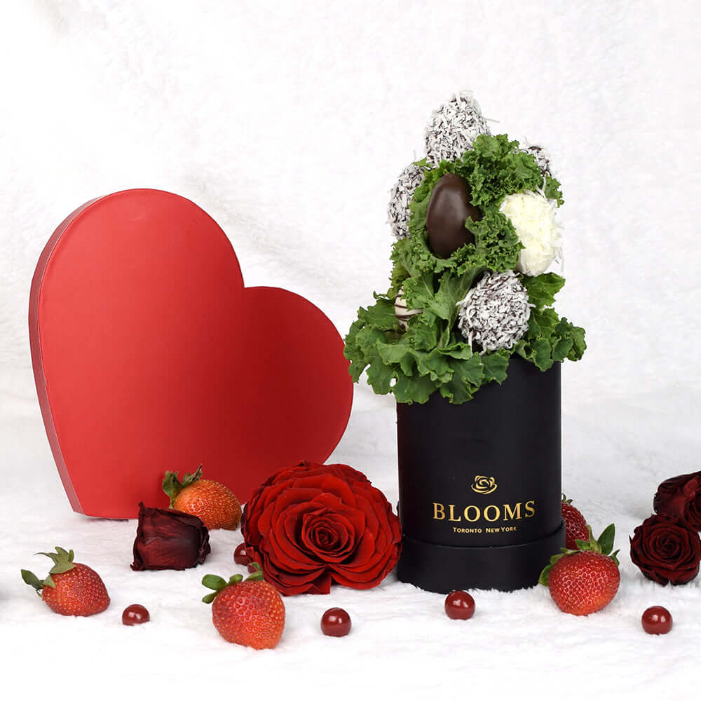 Valentine's Day 8 Chocolate Dipped Strawberries,  Vancouver Delivery