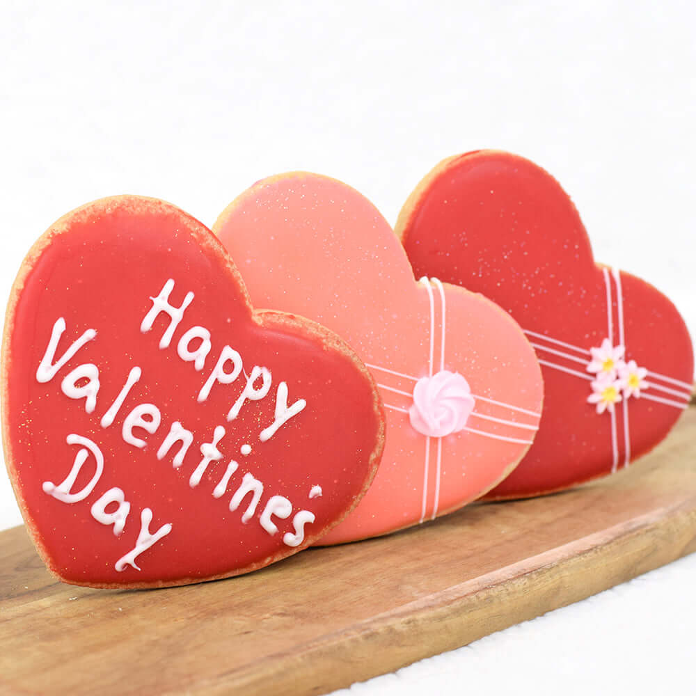Valentine's Day Assorted Heart Cookies, Vancouver Delivery