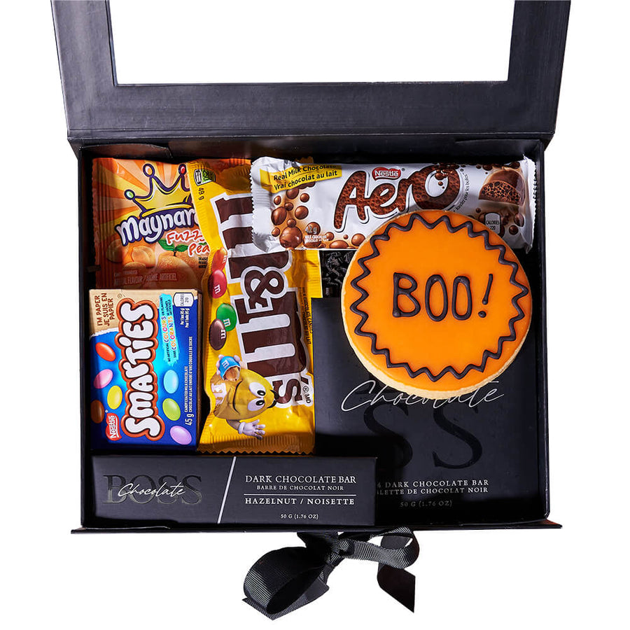 Halloween Chocolate Gift Box, halloween gift, halloween, gourmet gift, gourmet, candy gift, candy. Blooms Vancouver- Blooms Vancouver Delivery