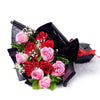 Valentine's Day 12 Stem Red & Pink Rose Bouquet, Toronto Same Day Flower Delivery, Valentine's Day gifts, roses. Vancouver Delivery