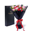 Valentine's Day 12 Stem Pink & Red Rose Bouquet With Designer Box, Vancouver Same Day Flower Delivery, Valentine's Day gifts, roses