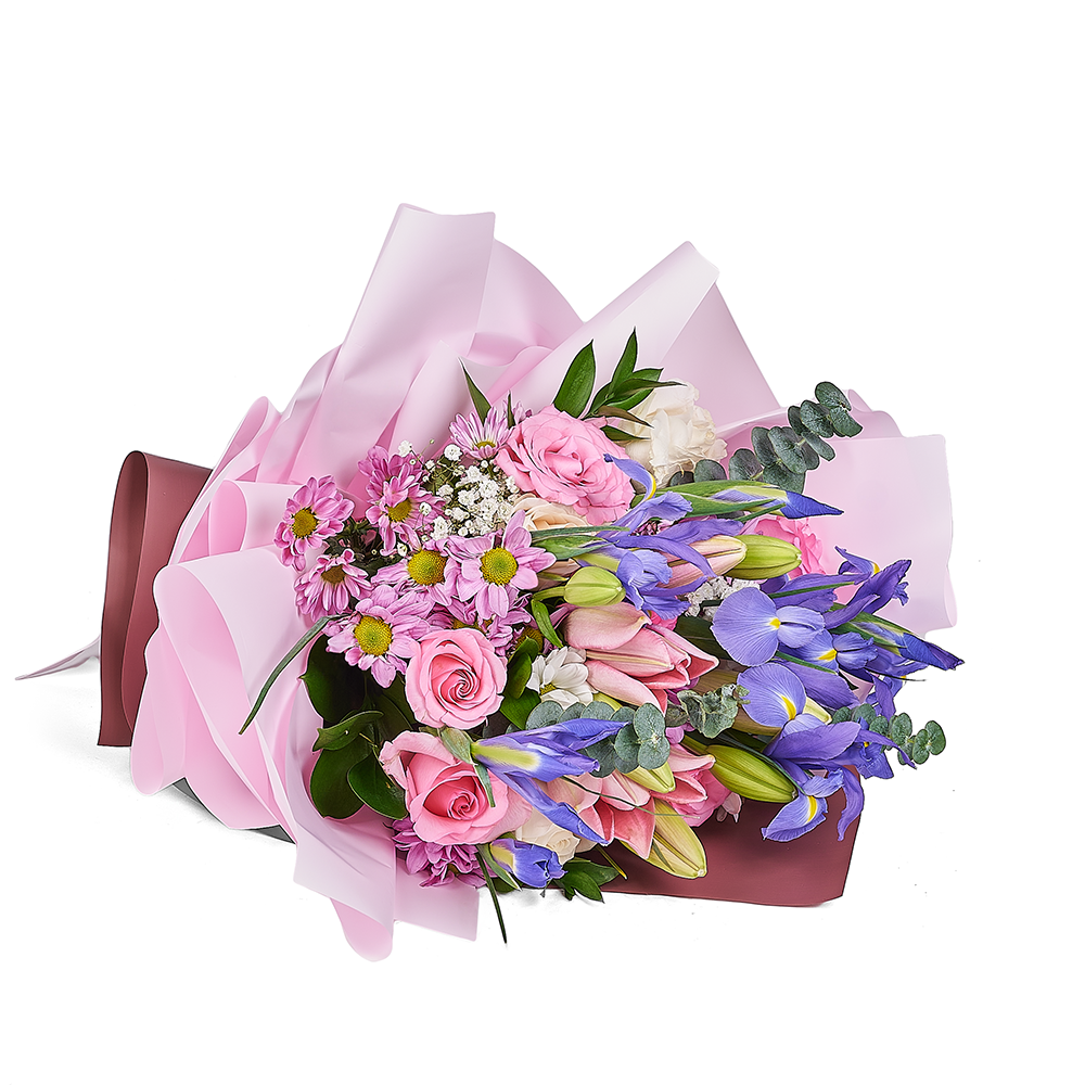 Lavender Whispers Iris Bouquet, Flower Gifts from Vancouver Blooms - Same Day Vancouver Delivery.