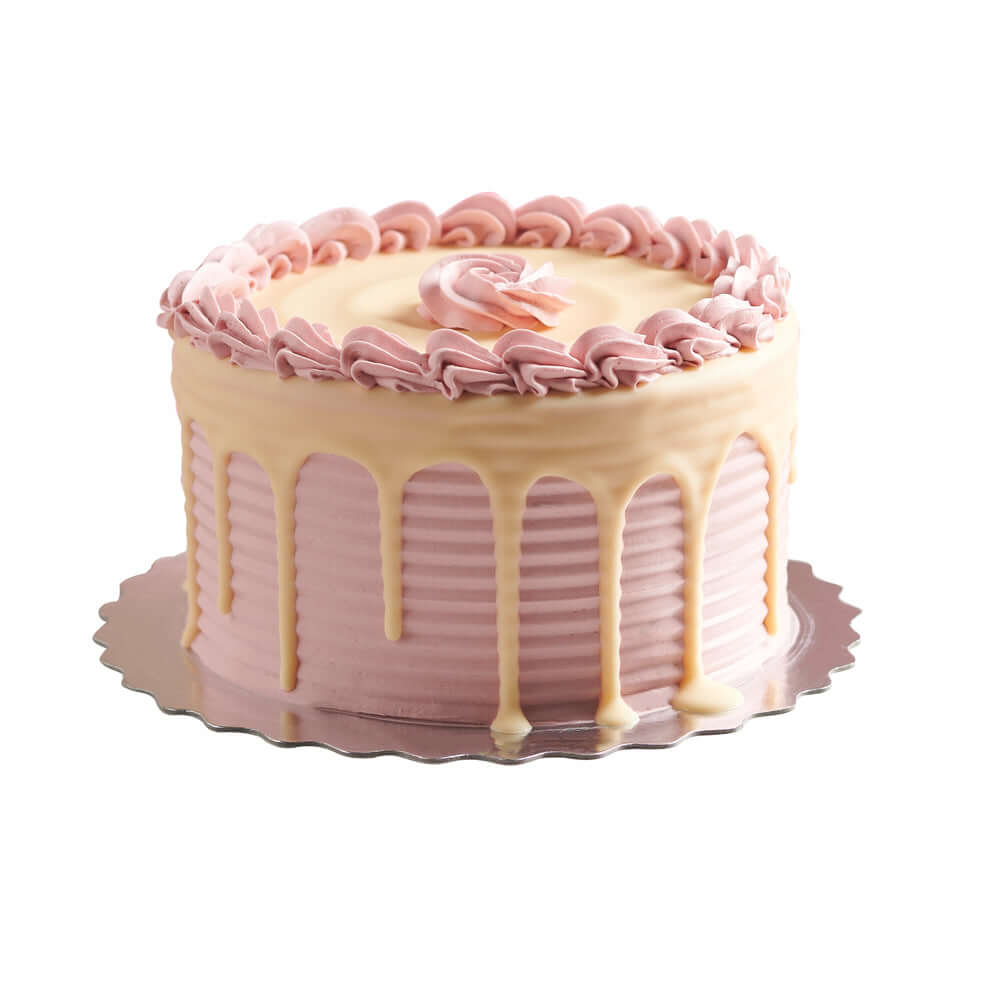 Vanilla Cake with Raspberry Buttercream, Baked Goods, Cake Gifts from Vancouver Blooms - Same Day Vancouver Delivery.