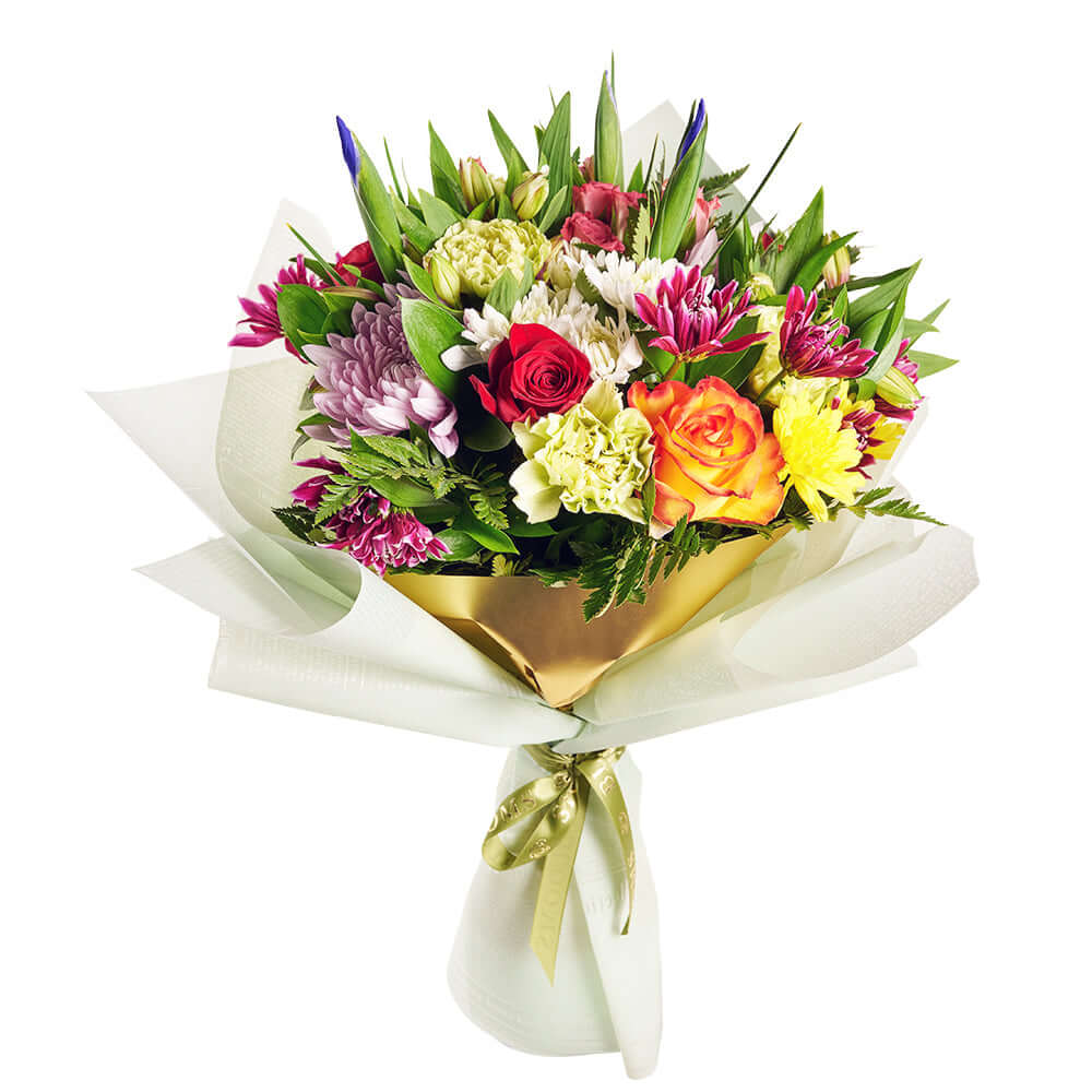 Custom Flowers - Tropical Shine Mixed Bouquet