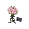 Valentine's Day 12 Stem Pink Rose Bouquet, Vancouver Same Day Flower Delivery, Valentine's Day gifts, rose gifts. Vancouver Delivery