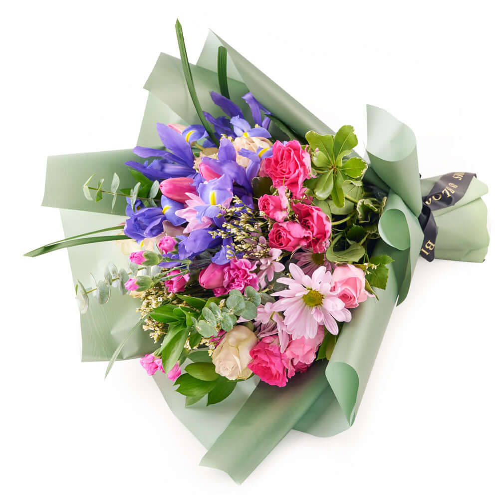 Violet Fantasy Mixed Iris Bouquet, Flower Gifts from Vancouver Blooms - Same Day Vancouver Delivery.