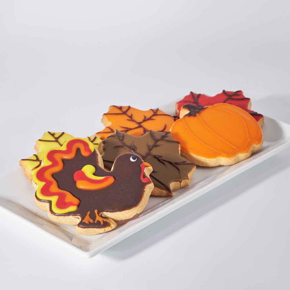 Custom Thanksgiving Gift Baskets - Assorted Fall Cookies