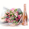 A Classy Affair Flowers & Prosecco Gift, Rose Bouquet and Champagne Gift from Vancouver Blooms - Same Day Vancouver Delivery.
