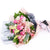 Bouquet de roses mélangées Rêves pastel