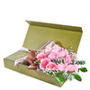 Mother’s Day 12 Stem Pink Rose Bouquet with Box – Mother’s Day Gifts – Vancouver delivery