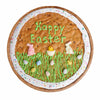 Giant Easter Cookie Gift, hand-decorated cookie features delightful Easter-themed decorations, adding a festive touch to your festivities, whether near or far, Gourmet Gifts from Vancouver Blooms - Same Day Vancouver Delivery.