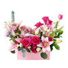 Abundance of Spring Mixed Arrangement, the freshest spring blooms, including roses, lilies, and tulips, creating a captivating addition to any space, Floral Gifts from Vancouver Blooms - Same Day Vancouver Delivery.