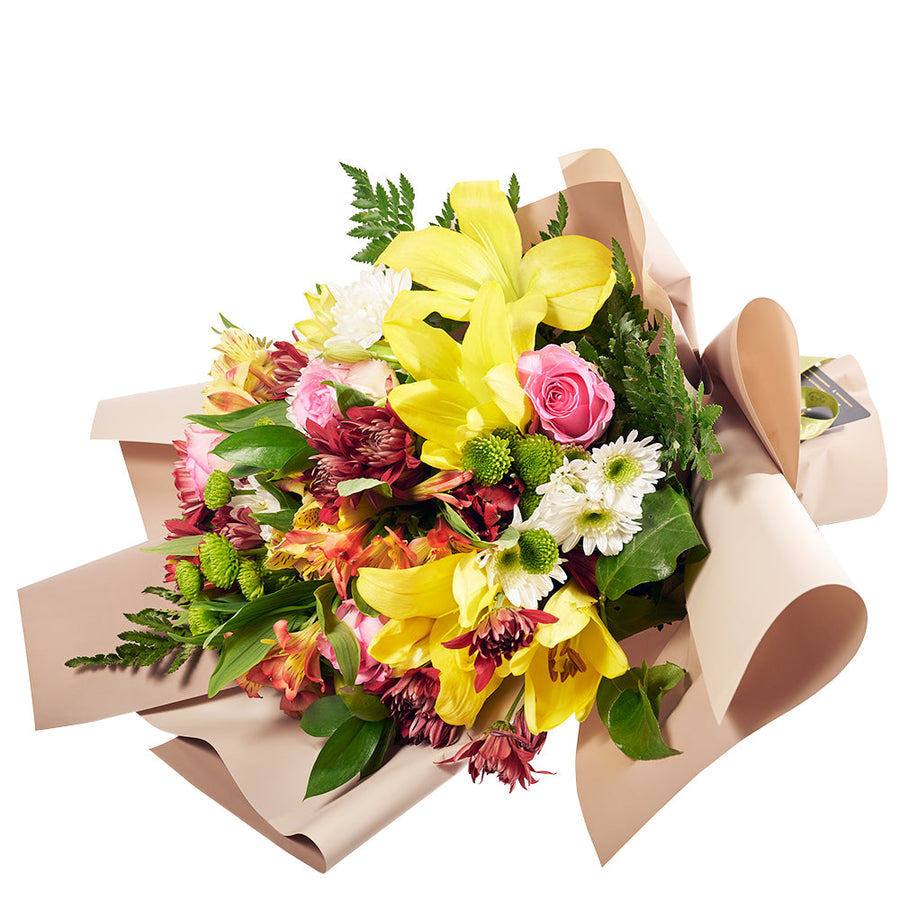 Country Cottage Mixed Peruvian Lily Bouquet, Flower Gifts from Vancouver Blooms - Same Day Vancouver Delivery.