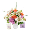 Heavenly Scents Flowers & Candle Gift - Mixed Flower and Candle Set - Same Day Vancouver Delivery