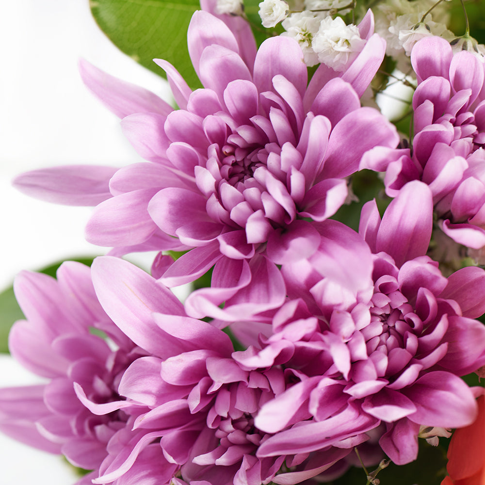 Beautifully Fragrant Flowers & Champagne Gift, Mixed Flowers wtih Champagne and Candle, from Vancouver Blooms - Same Day Vancouver Delivery.