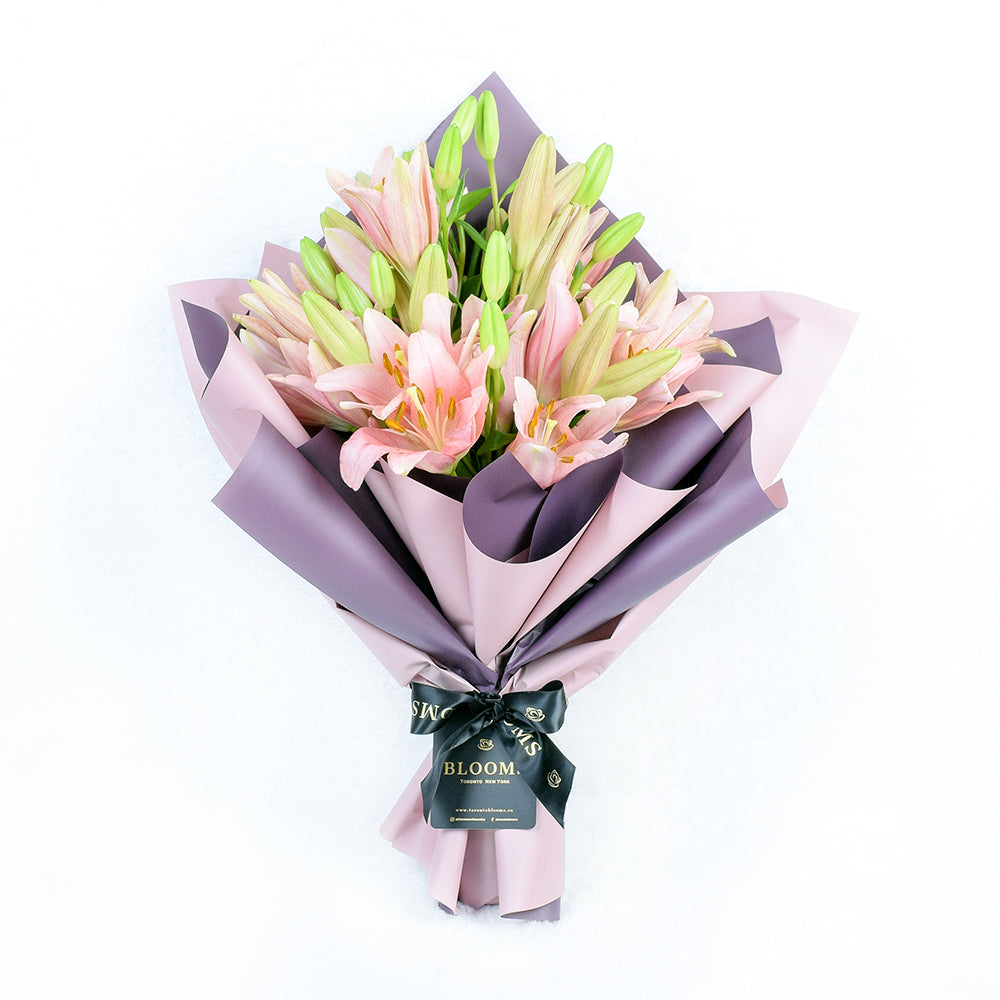 Berry Crush Lily Bouquet, Flower Gifts from Vancouver Blooms - Same Day Vancouver Delivery.