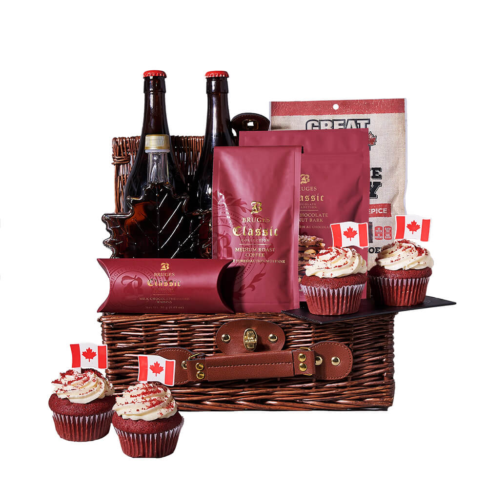 Big Brew Canada Day Gift, canada day gift, canada day, gourmet gift, gourmet, beer gift, beer. Blooms Vancouver- Blooms Vancouver Delivery