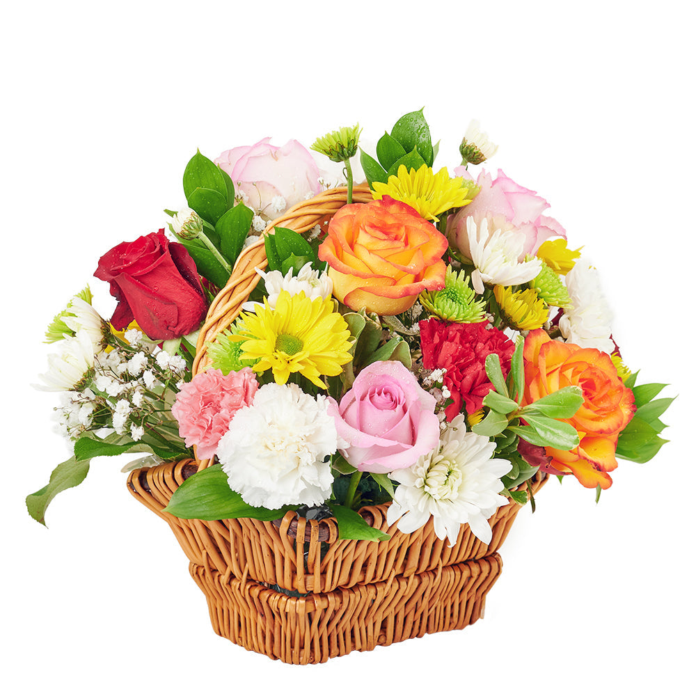 Bountiful Mixed Rose Arrangement – Floral Gifts – Vancouver delivery